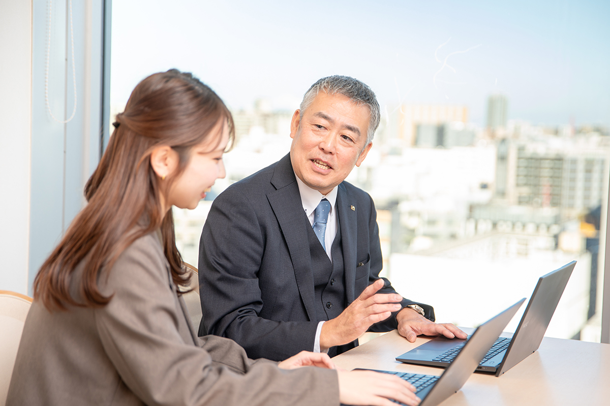 Y.Aさんの仕事風景