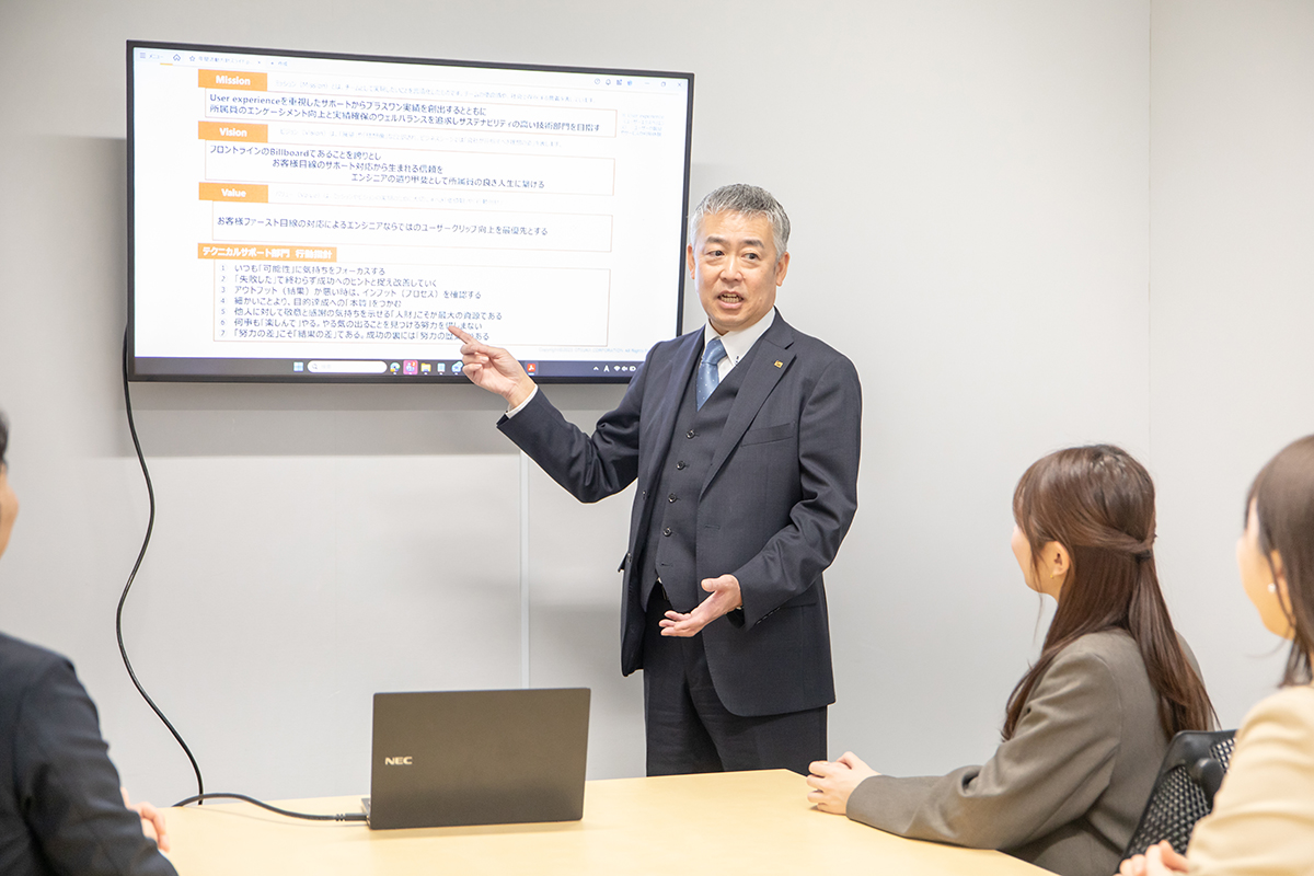 Y.Aさんの仕事風景